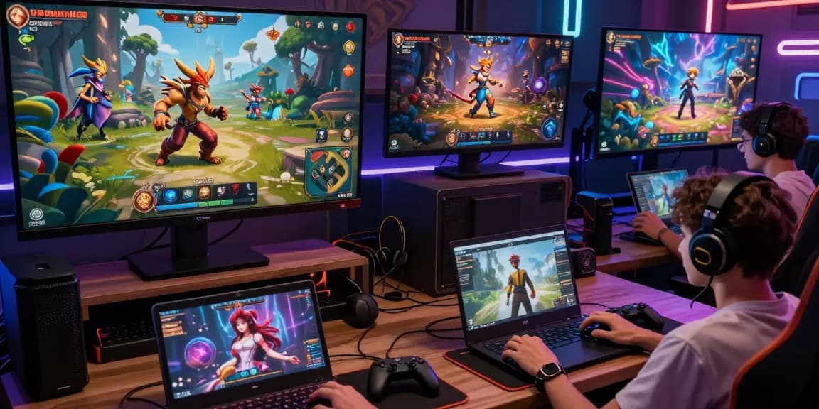 Exciting gameplay experience featuring online sex games with diverse characters and colorful digital landscapes.