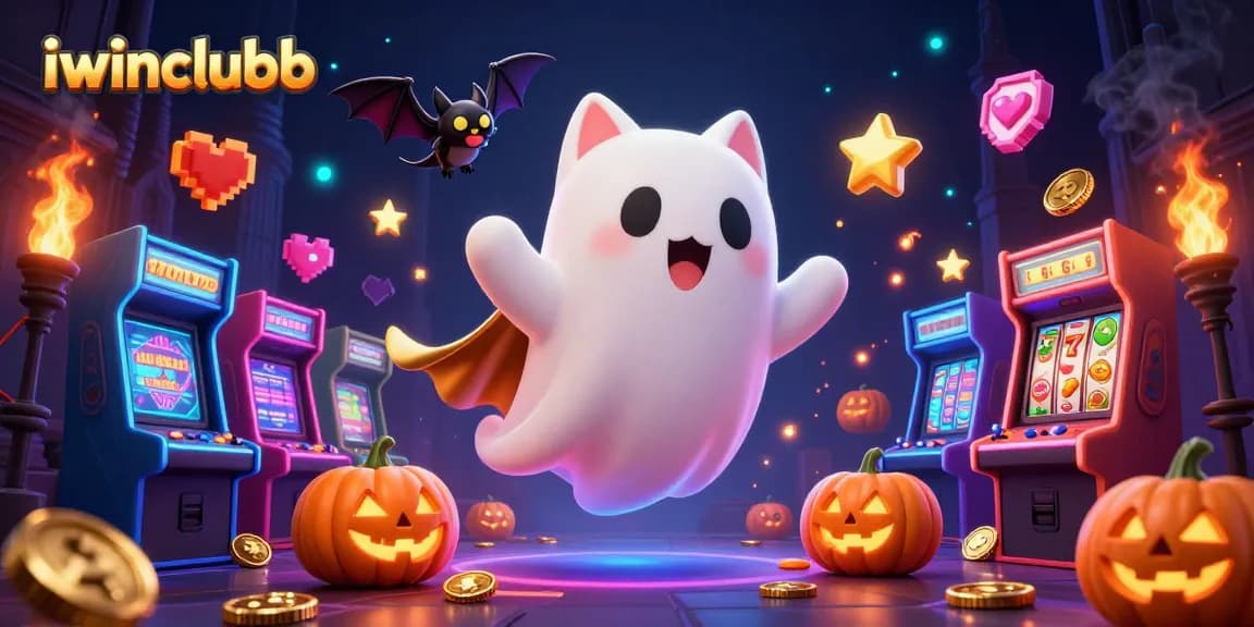 Experience the thrilling antics of iwinclubb's ghost cat gaming in a haunted casino.