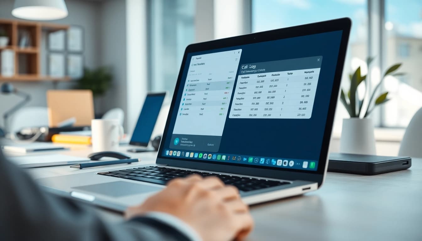 Analyze your call history checker effectively with a professional workspace setup.