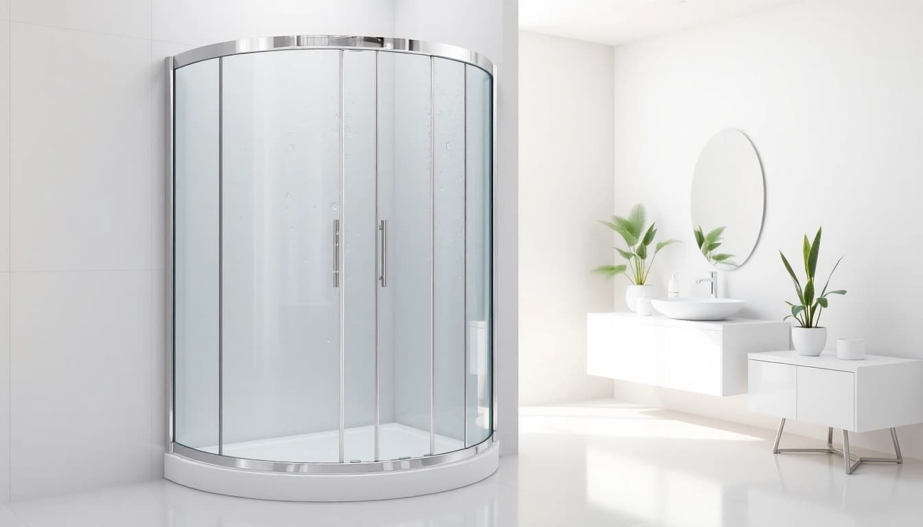 Moderne duschkabine 80x80 in einem eleganten Badezimmer mit stilvollen Akzenten.