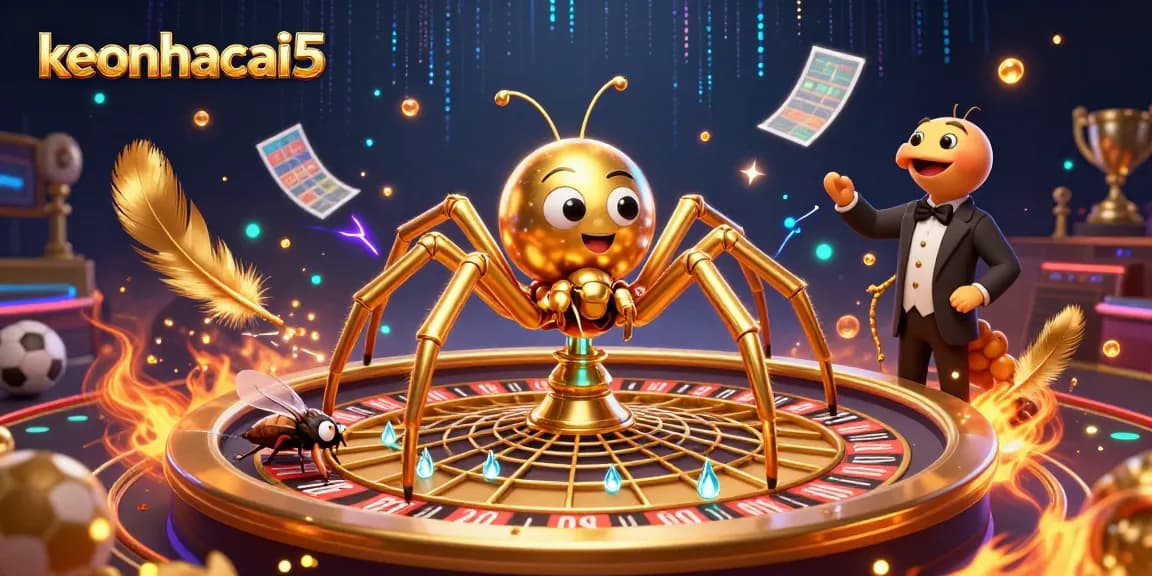 Engage with exciting sports betting action at keonhacai5 with thrilling roulette-inspired visuals.