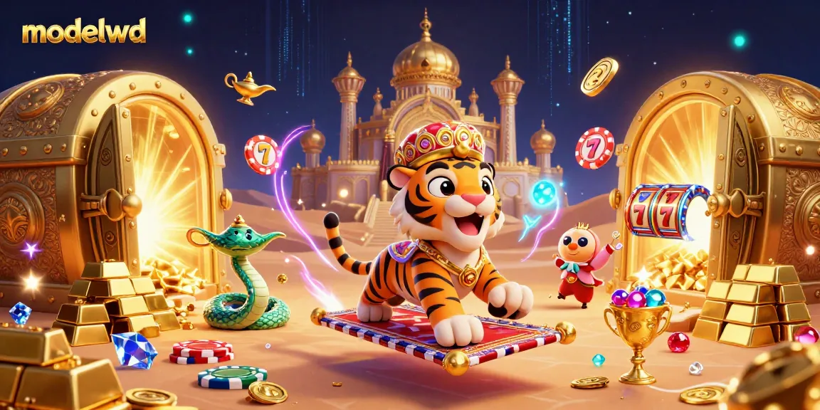 Experience thrilling wins with modalwd in this vibrant online casino illustration.
