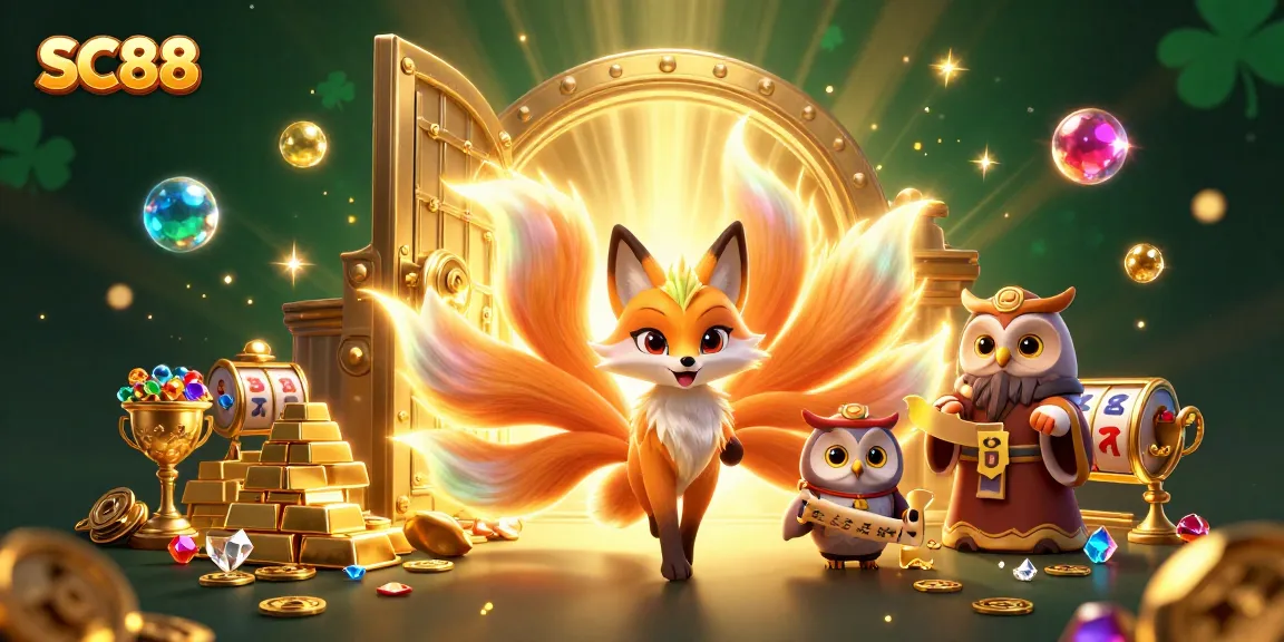 Experience the spectacular SC88 adventure in a vibrant, detailed online casino scene.