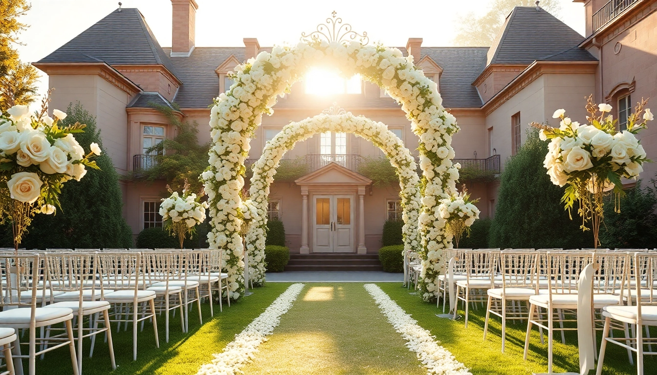 Experience the elegance of the Best Wedding Venue Jacksonville with a breathtaking garden setting.