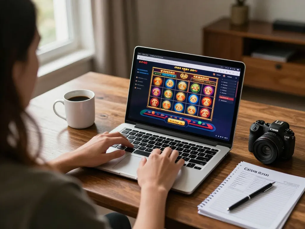 Engaging with the 88vvgo casino platform for online gaming in a cozy home setting