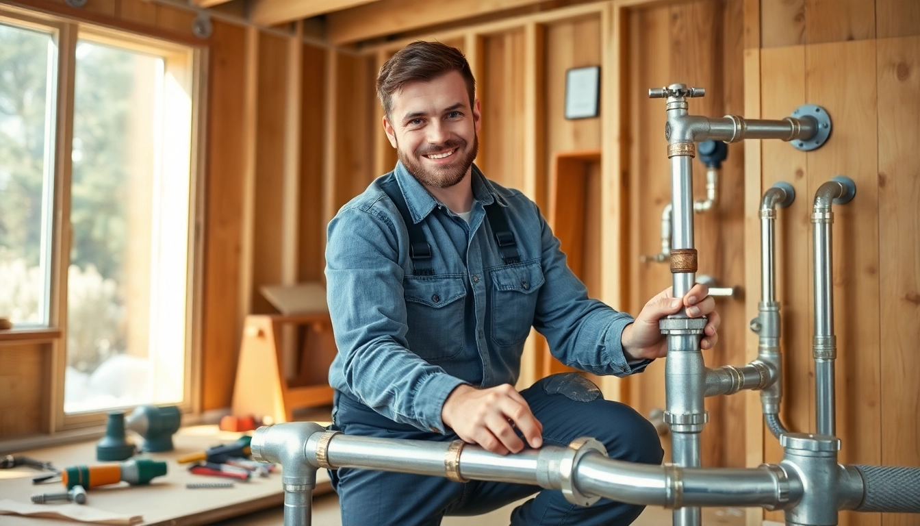 Whole house repiping services St Petersburg FL demonstrated by a plumber in action