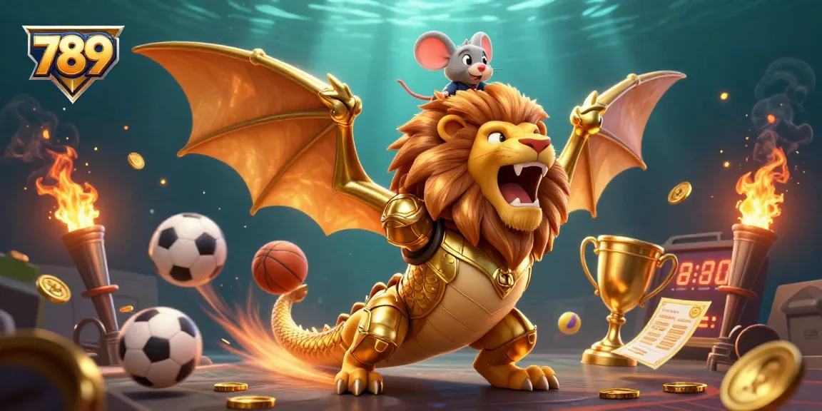 Engage with the 789 gaming experience through thrilling sports betting and vibrant 3D illustration.
