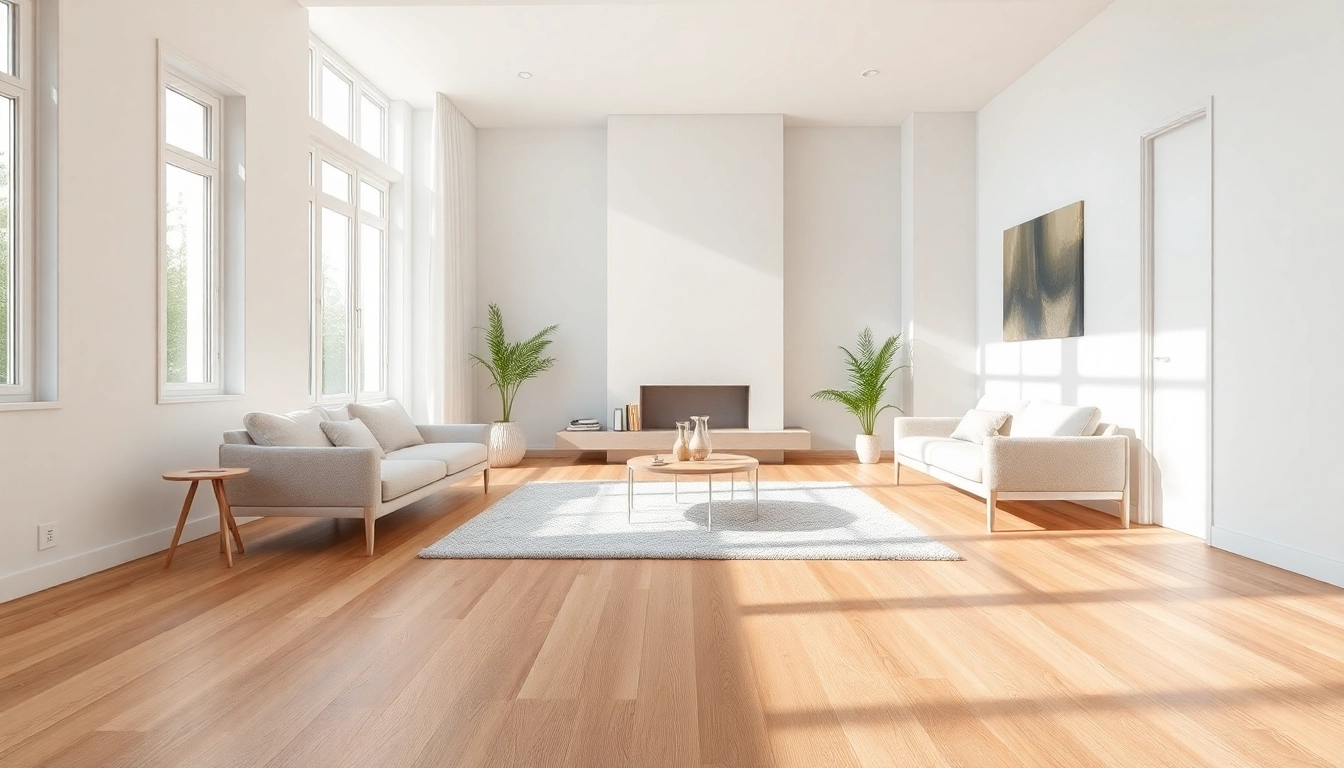 Enhance your home with stylish discount vinyl flooring in a modern living room setting.