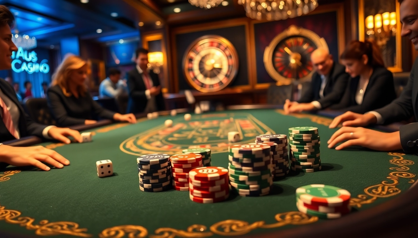 KONG88 poker table action with colorful chips and an intense atmosphere.